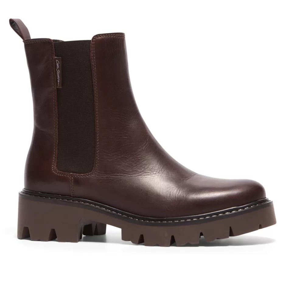 Ankle Boots | Carl Scarpa Solette Brown Leather Chelsea Boots