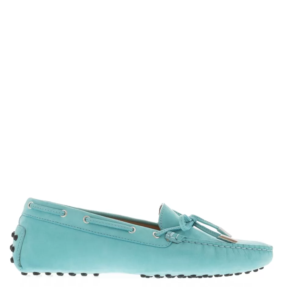 Suede Loafers | Loafers | Carl Scarpa Venerdi Turquoise Nubuck Suede Loafers