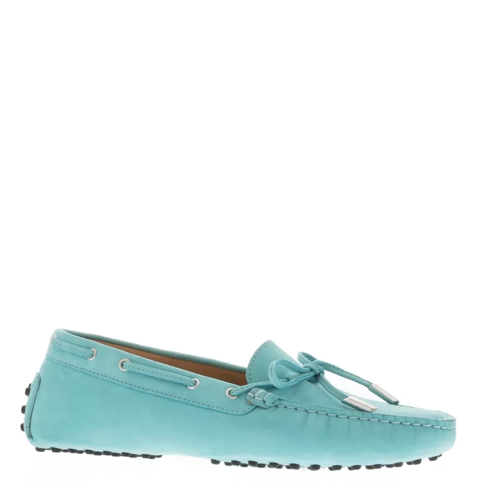 Suede Loafers | Loafers | Carl Scarpa Venerdi Turquoise Nubuck Suede Loafers
